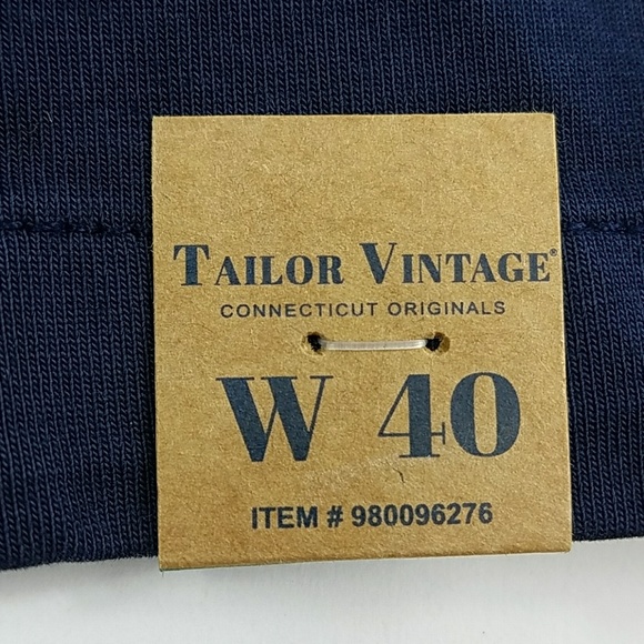Tailor Vintage Shorts Tailor Vintage Mens Navy Blue Dress Shorts Kk